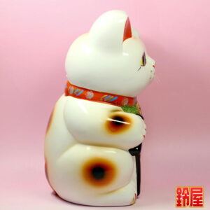 商売繁盛の開運招き猫：右側面画像